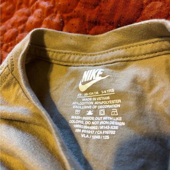 Nike Tan T-Shirt and Shorts Set - Picture 4 of 4